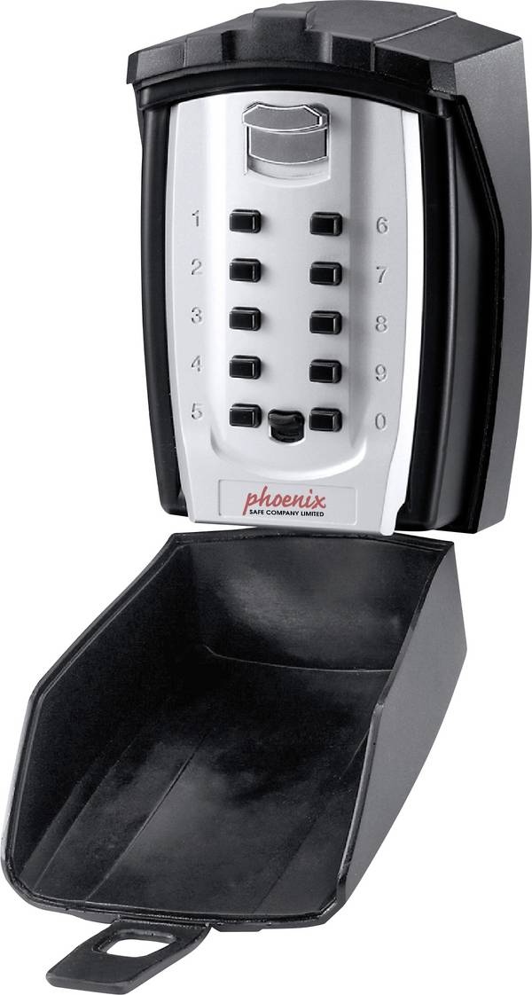 Phoenix Schlüsselsafe KEYSTORE KS0003C KS0003C Anzahl Haken 1 Schwarz/Silber