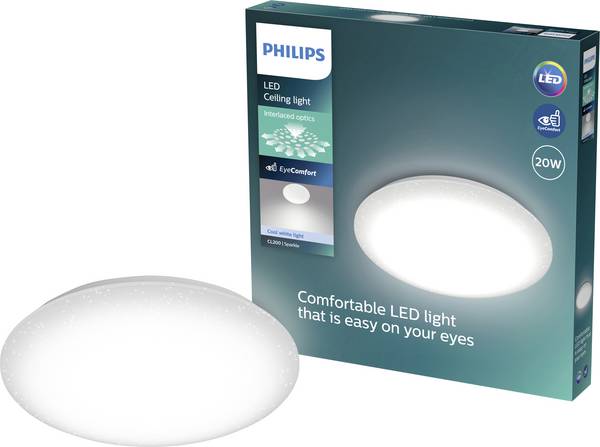 Philips 8721103069078  LED-Deckenleuchte LED LED fest eingebaut   Weiß