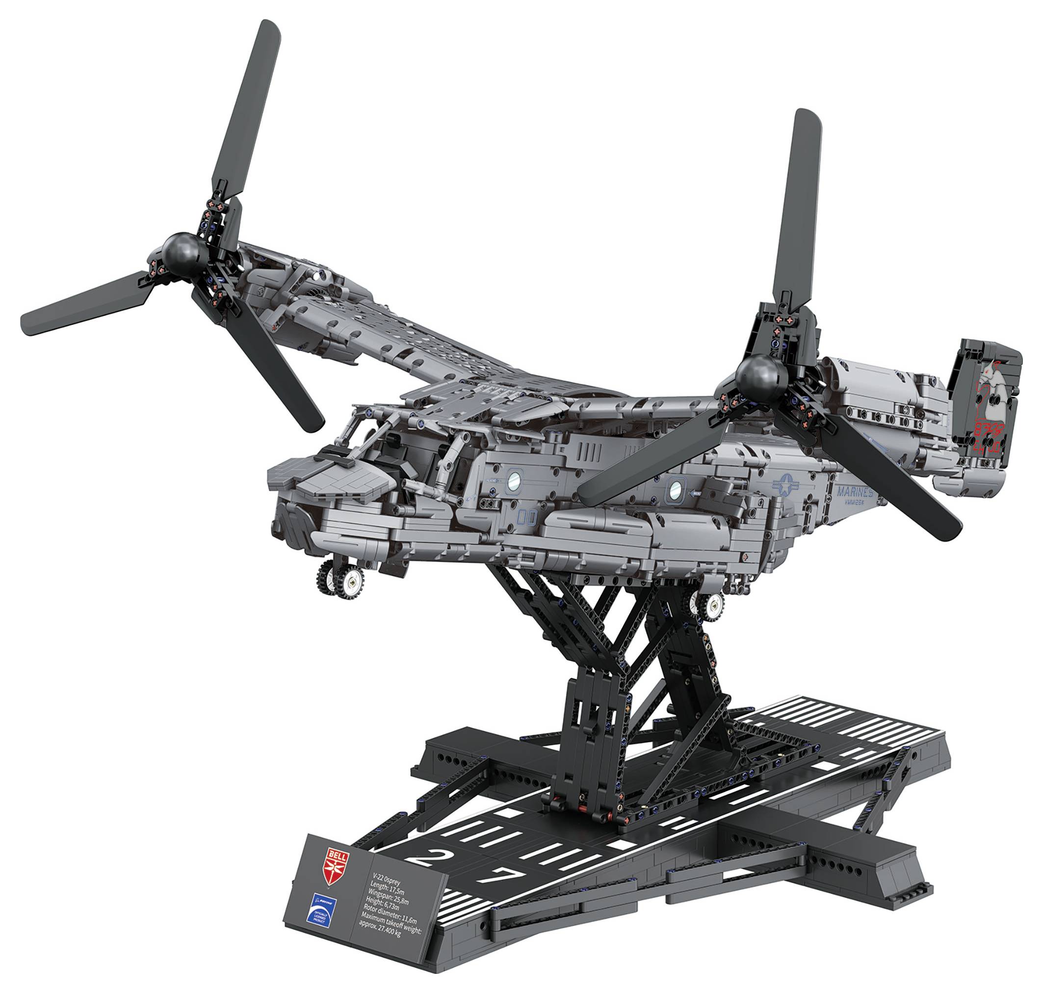 Revell 00961 "Bell Boeing V-22 Osprey" - Brick System Bausatz 1:25-1