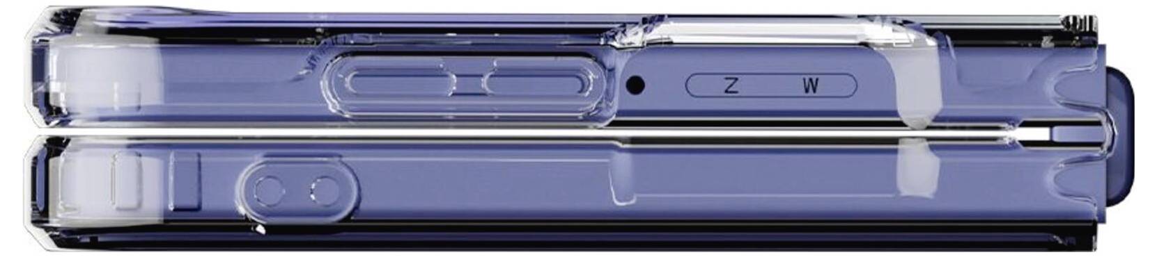 Cellularline Impact Clear Booklet Samsung Galaxy Z Flip 8 Transparent IMPACTCGALZFLIP8T-1