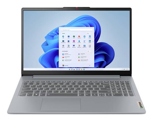 Lenovo Notebook IdeaPad Slim 3  39.6 cm (15.6 Zoll) Full HD  40 8 GB RAM  512 GB SSD Deutsch, QWERTZ AMD AMD Radeon     Grau  82XQ015NGE