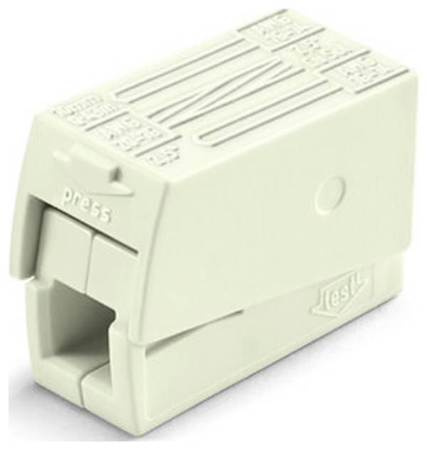 WAGO 224-112 Leuchtenklemme flexibel: - starr: 1-2.5 mm² 100 St. Weiß