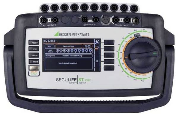 Gossen Metrawatt SECULIFE ST PRO inkl. BT low engery Gerätetester kalibriert (DAkkS-akkreditiertes Labor) VDE-Norm 0751, 0701-0702, 0544