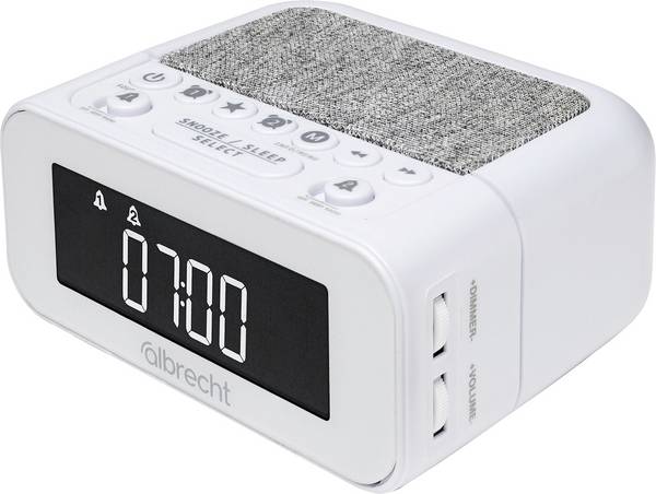 Albrecht DR 451 Radiowecker DAB+, UKW    Weiß