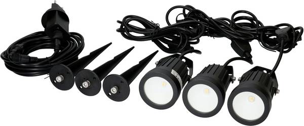 Max Hauri 175983  Gartenstrahler    LED  12 W Schwarz