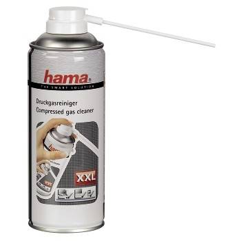 Hama Druckgasreiniger-Aerosolspraydose mit langer Sprühdüse, gekennzeichnet als „Druckgasreiniger" und „Compressed gas cleaner".