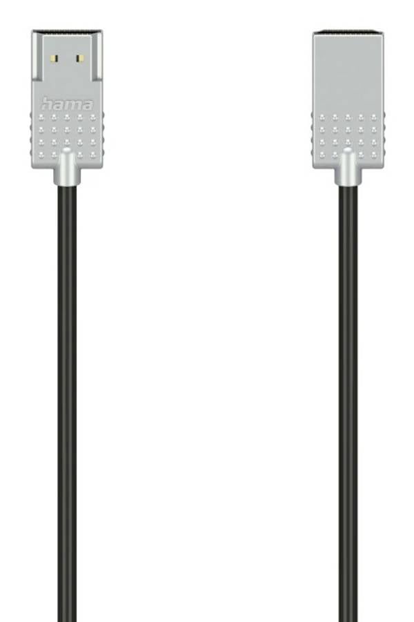 hama 00205075 High Speed HDMI™-Kabel "Ultra-Slim", 4K, Stecker - Stecker, Ethernet, 2,0 m