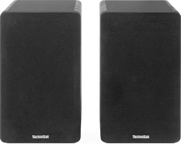 TechniSat AUDIOMASTER RLS 1, Schwarz Regallautsprecher Schwarz 50 W 20 Hz - 20000 Hz 1 St.