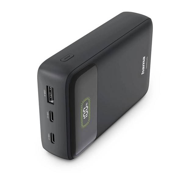Hama  Powerbank 20000 mAh Quick Charge 3.0 LiPo  Anthrazit