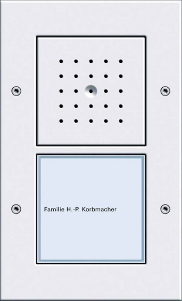 GIRA   Türsprechanlage  Außeneinheit  Weiß