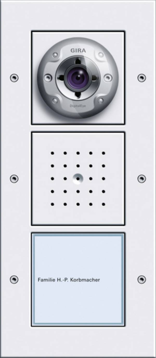 GIRA 126966  Video-Türsprechanlage  Außeneinheit  Weiß