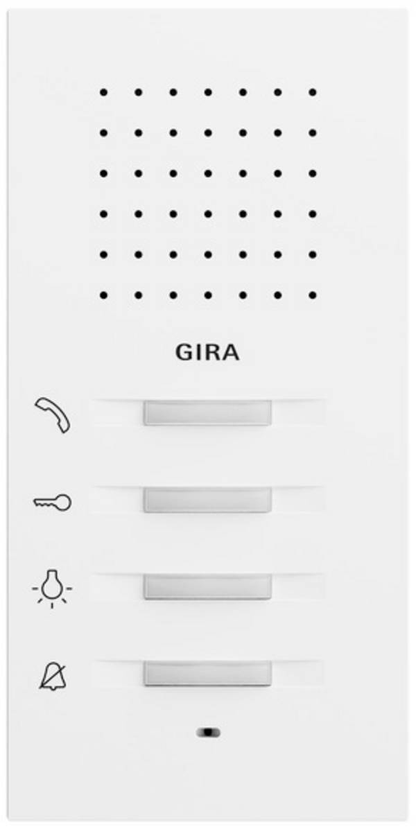 GIRA   Türsprechanlage  Inneneinheit  Weiß