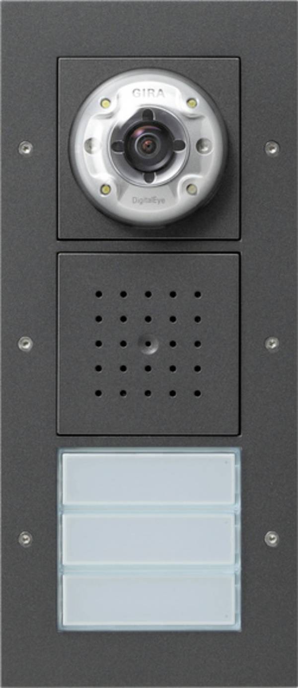 GIRA 127067  Video-Türsprechanlage  Außeneinheit  Anthrazit