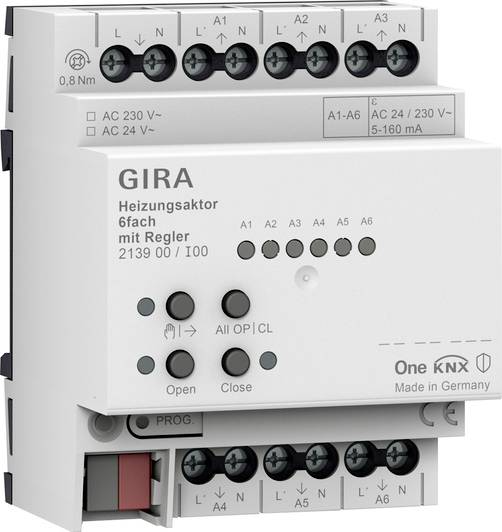 GIRA 213900 Heizungsaktor REG-0
