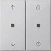 GIRA Bedienaufsatz Aluminium 536326 1 St.