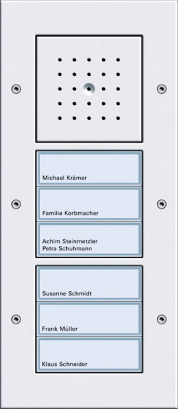 GIRA   Türsprechanlage  Außeneinheit  Weiß