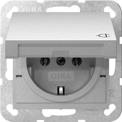 GIRA Steckdose Aluminium 445426 1 St.-0