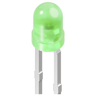 Kingbright L-934GDLK LED bedrahtet Grün 3 mm 2.5 mcd 60 ° 2 mA 1.9 V-0