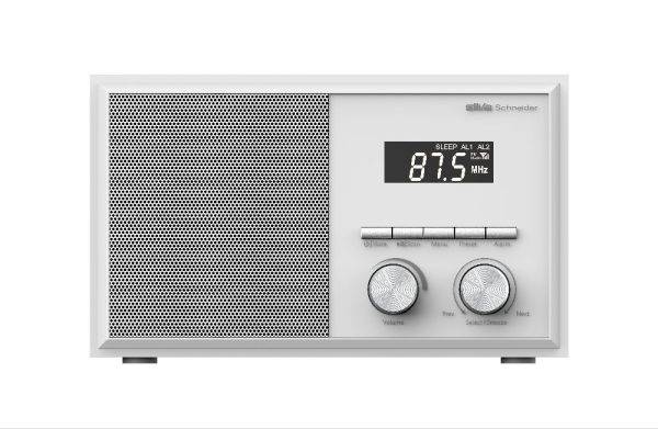 Silva Schneider Mono 1976 BT Tischradio FM Weiß-0