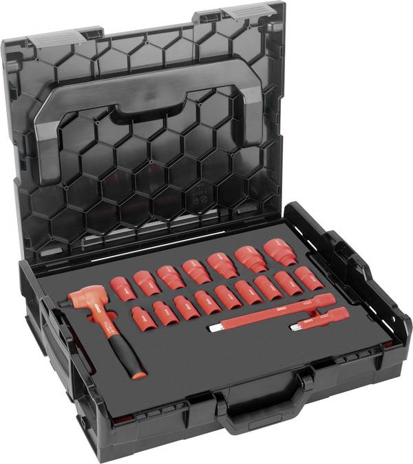 Cimco VDE 19-tlg.3/8" Steckschlüsseleinsatz-Set  3/8" (10 mm)  112864