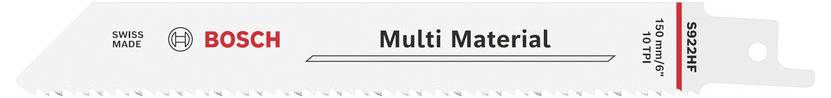 Bosch Accessories 2608659245 Multi Material S922HF Blatt, 0,9 x 19 x 150 mm, 25-tlg 25 St.-0