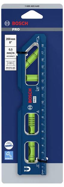 Bosch Professional 1600A03AA9 1600A03AA9 Torpedo-Wasserwaage 200 mm-1