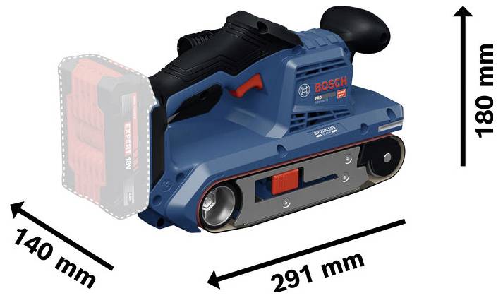 Bosch Professional GBS18V-75 06012C2001 Akku-Bandschleifer-2