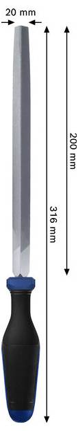 Bosch Professional 1600A03DP2 Dreieckfeile 200 mm / 8" 1 St.-3