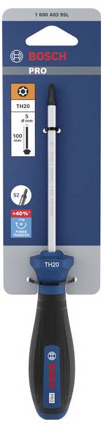 Bosch Professional PRO Schraubendreher TH20 x 100 mm TX-Schraubendreher Klingenlänge: 100 mm-1