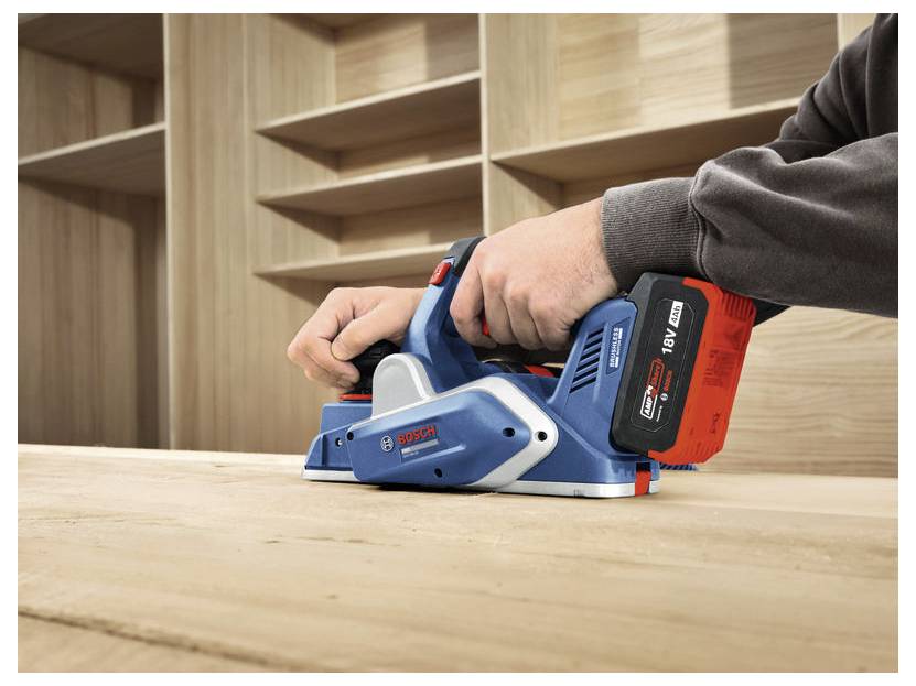 Bosch Professional GHO18V-20 Akku-Hobel Hobel-Breite: 82 mm 18 V Falztiefe (max.): 9 mm-3