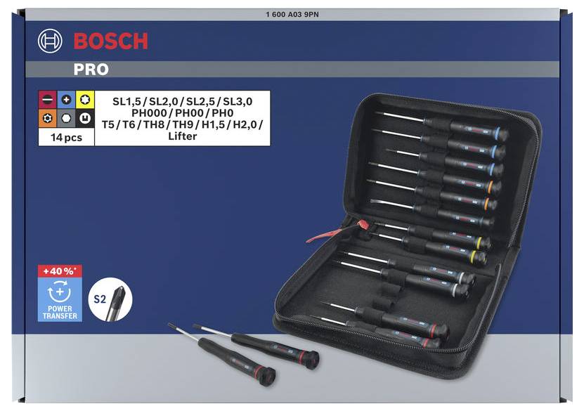 Bosch Professional 1600A039PN Schraubendreher-Set 14teilig PH, TX, Schlitz-2