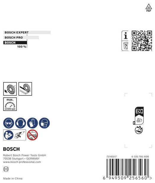Bosch Accessories Metal clean Scheibenbürste, 115 x 0,3 mm, M14, gewellt 2608620765 2608620765 1 St.-2