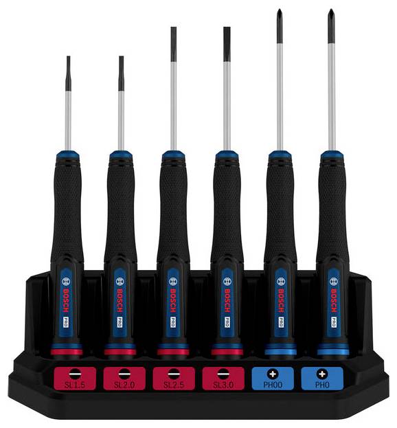 Bosch Professional 1600A039PL Schraubendreher-Set 6teilig PH, Schlitz-0