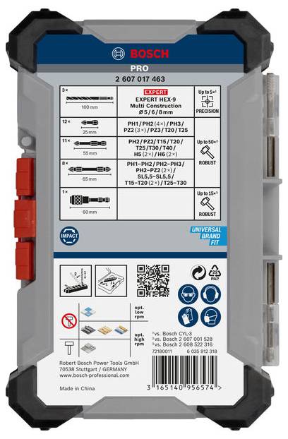Bosch Accessories 2607017463 2607017463 Werkzeugset-2