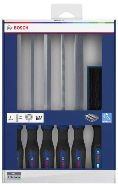 Bosch Professional 1600A03AD3 Feilen-Set, 5-tlg., PRO Feilenbürste 1 St.-1