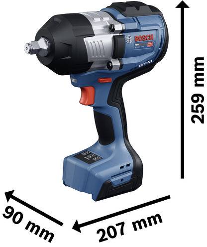 Bosch Professional GDS18V-1400 06019R5003 Schlagschrauber Anzahl mitgelieferte Akkus 2 Li-Ion-2
