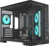 Thermaltake Arcus 280 TG curved Black Midi-Tower PC-Gehäuse Schwarz Seitenfenster