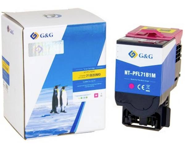 G&G Toner ersetzt  Lexmark 71B20M0 Kompatibel  Magenta 2300 Seiten  NT-PFL71B1M
