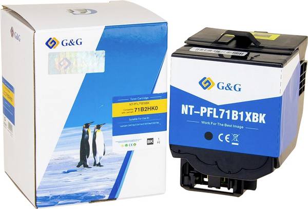 G&G Toner ersetzt  Lexmark 71B2HK0 XL Kompatibel  Schwarz 6000 Seiten  NT-PFL71B1XBK