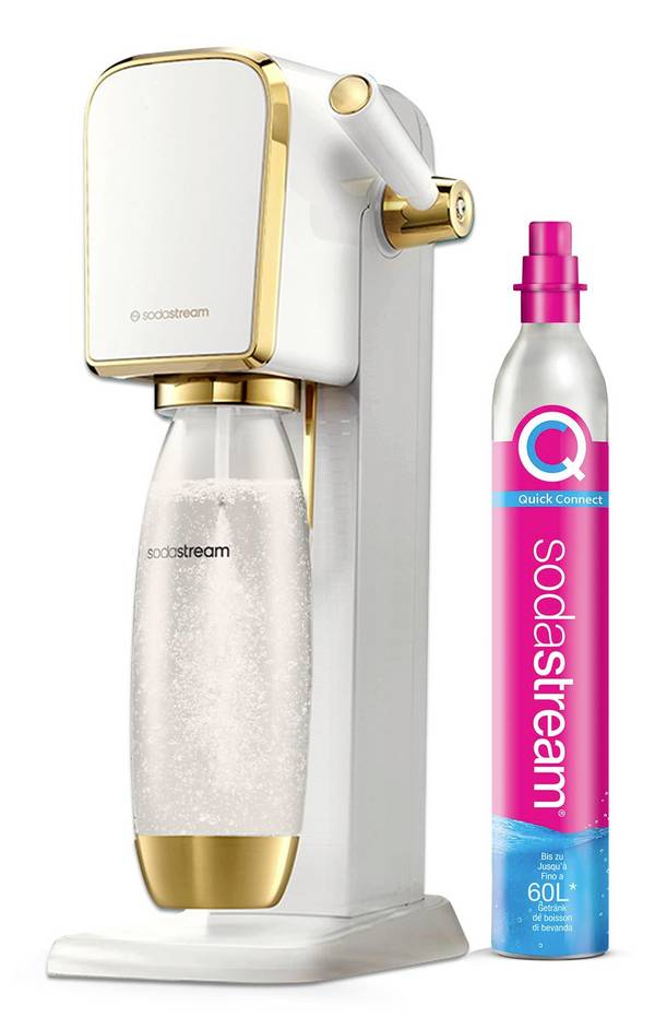 Sodastream Wassersprudler  Gold, Weiß