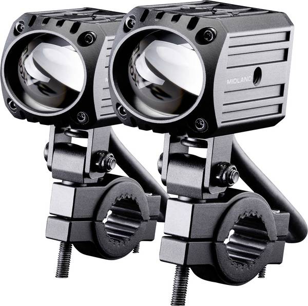 Midland C1700 LED-Scheinwerfer Motorrad  (L x B x H) 39 x 63 x 39 mm