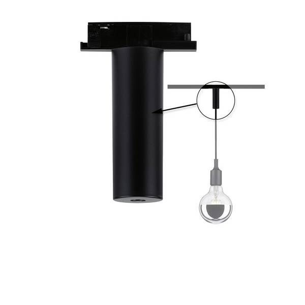 Paulmann  95791 Aufbausystem-Komponente  Pendeladapter  Schwarz (matt)