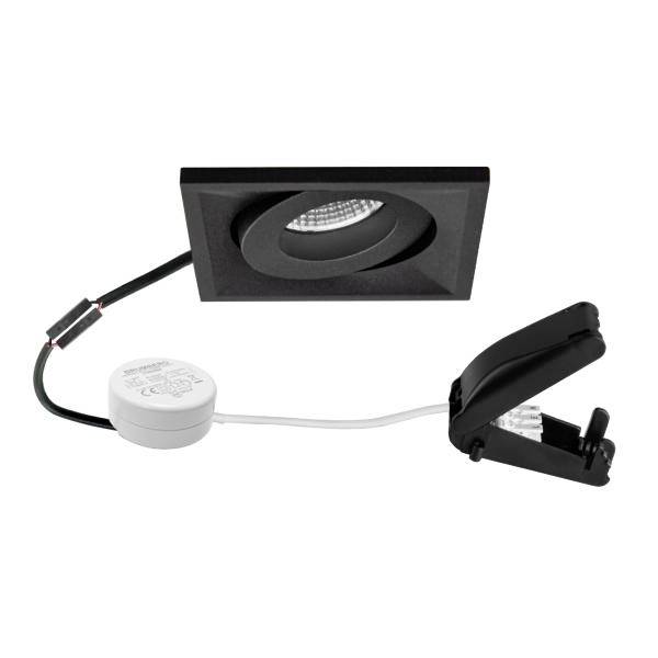 Brumberg 40497183 LED-Einbauleuchte LED 7 W Schwarz-1