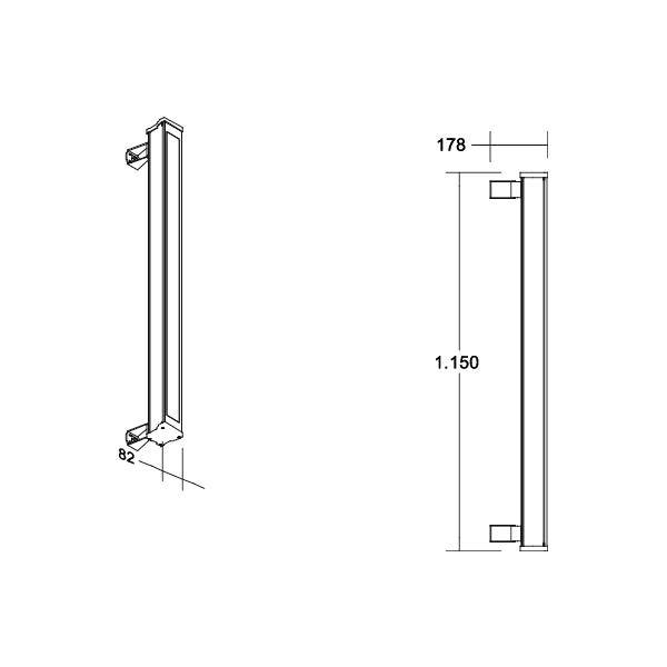 Brumberg 60861642 LED-Wallwasher LED 44 W Titan-5
