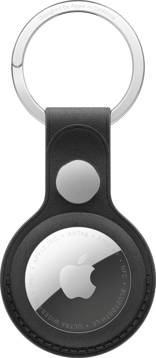 Apple Finewoven Key Ring AirTag Schlüsselanhänger Schwarz