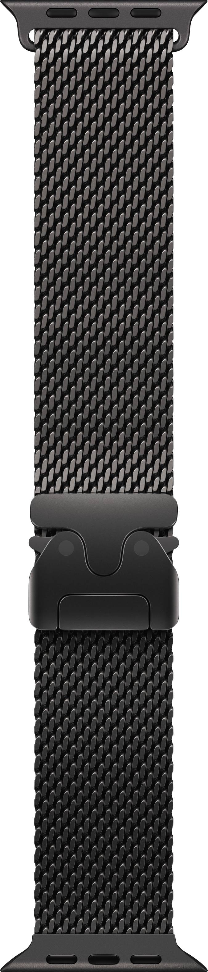 Apple Watch Milanaise Loop Armband 49 mm L Schwarz