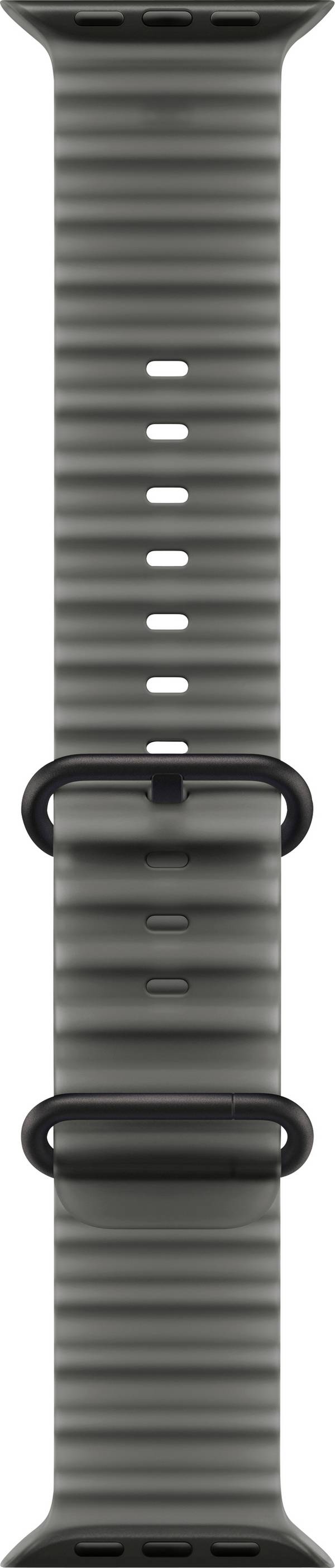 Apple Watch Ocean Armband 49 mm Halbtransparentes Schwarz