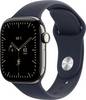 Apple Watch Series 12 GPS + Cellular 42 mm Titangehäuse Sport Band Navy-Blau S/M