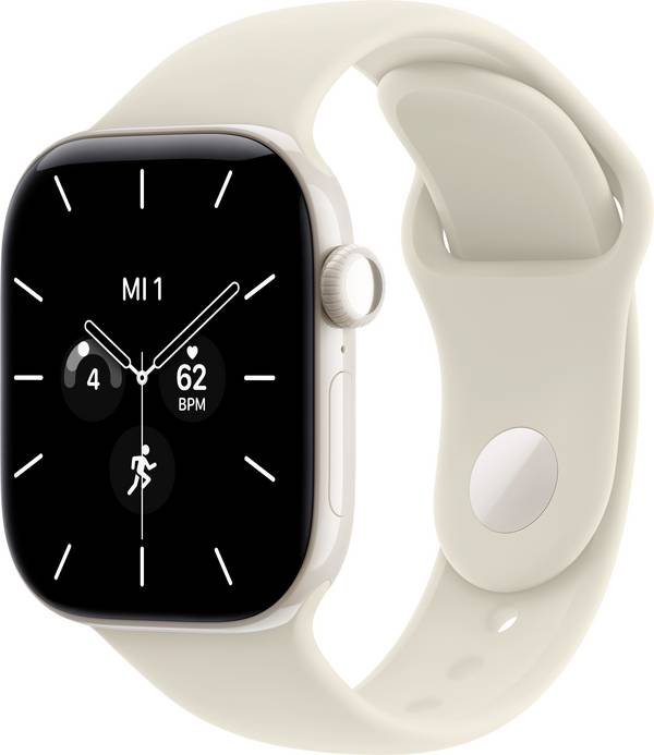 Apple Watch Series 12 GPS + Cellular 42 mm Keramikgehäuse Sport Band Sand S/M
