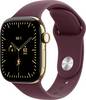 Apple Watch Series 12 GPS + Cellular 42 mm Titangehäuse Sport Band Burgunder S/M